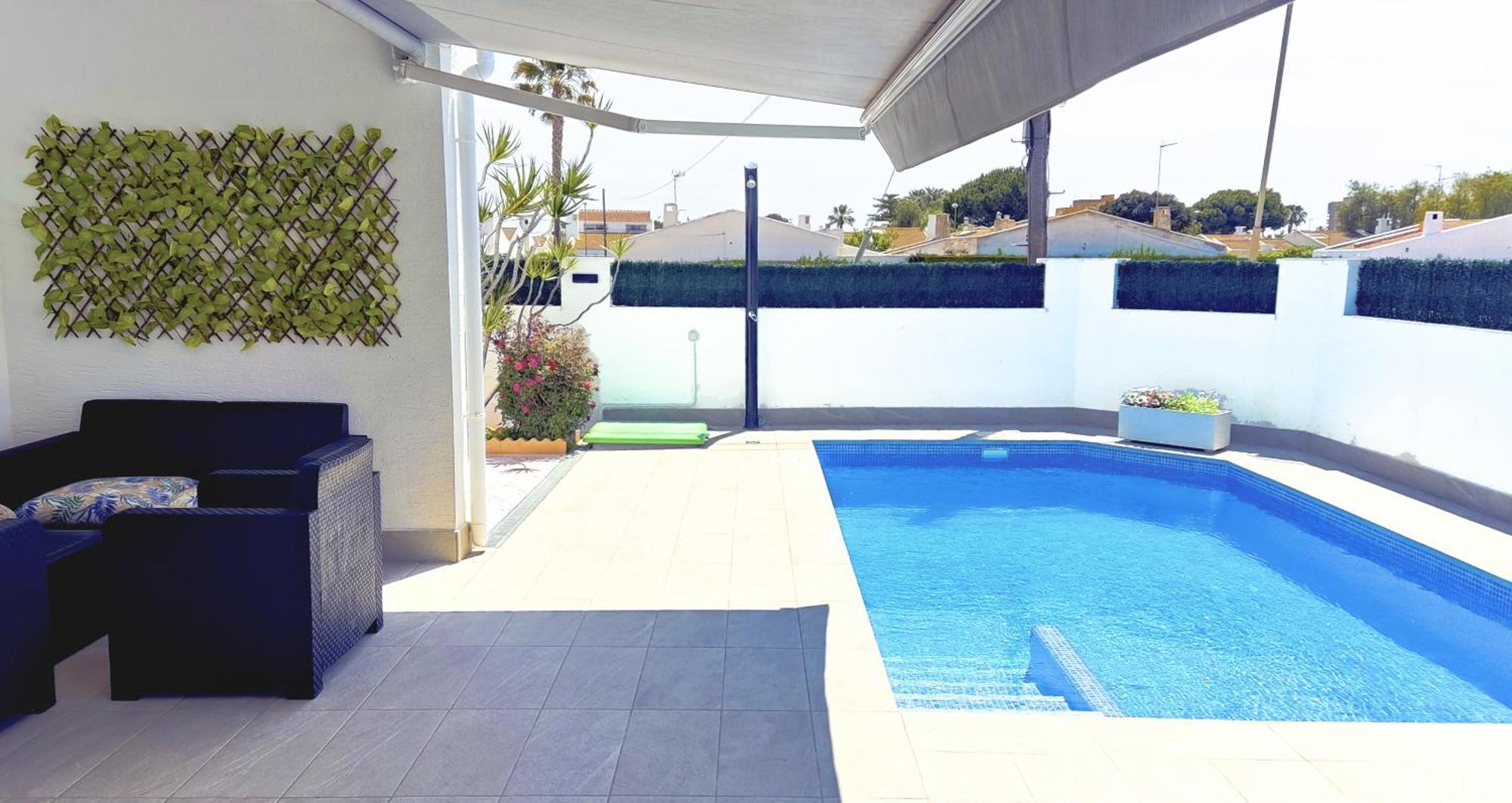 Casa Soleada Piscina Climatizada Y Privada Villa Santiago De La Ribera Exterior photo